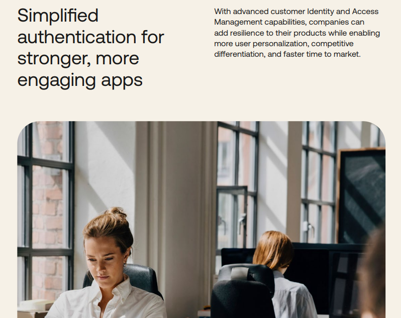 Simplified authentication for stronger more engaging apps