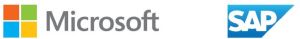 Microsoft SAP logo
